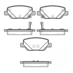 Pločice kočione zadnje Remsa 1700.02