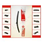 Metlica prednja 500 mm Flat univerzalna sa 10 adaptera RED LINE 42TT500