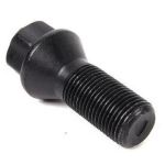 Zavrtanj točka M14x1.25 43mm crni konus ključ 17