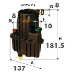Filter goriva MANN WK939/11X - PS980/9 - FCS751 - 1.