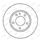 Disk kočioni prednji Jurid 561520JC DDF156