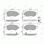 Pločice kočione prednje Ford Transit JURID 573015J