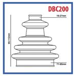 Manžetna univerzalna set DBC200 fi19-27/fi71-95 TS