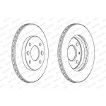 Disk prednji kočioni Ferodo DDF158 238x20 561336JC 7700756572