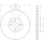 Disk prednji PAGID 51808pro / bravo II,stilo jtd