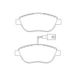 Pločice prednje PAGID T5163