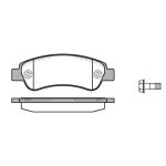 Pločice kočione zadnje Remsa 1238.00