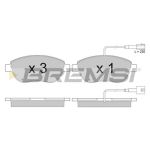 Pločice kočione prednje BREMSI BP2943