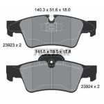 Pločice zadnje TEXTAR 2392301 - Mercedes