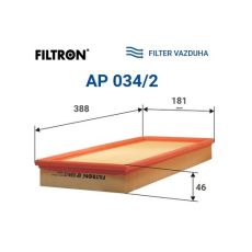 Filter vazduha FILTRON AP034/2