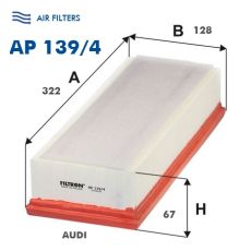 Filter vazduha FILTRON AP139/4