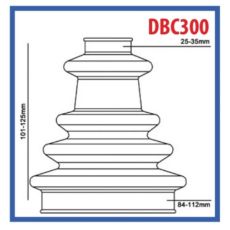 Manžetna univerzalna set DBC300 fi25-35/fi84-112 TS