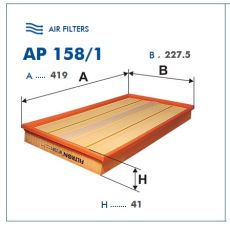 Filter vazduha FILTRON AP158/1