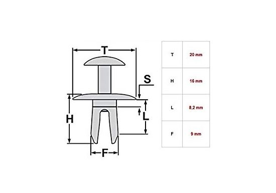 Žabica potkrilo - Citroen Peugeot - 6991X7 4384