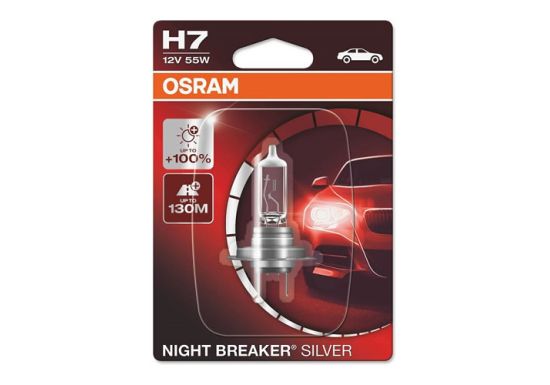 H7 Sijalica 12V 55W Night Breaker Silver Osram 64210NBS