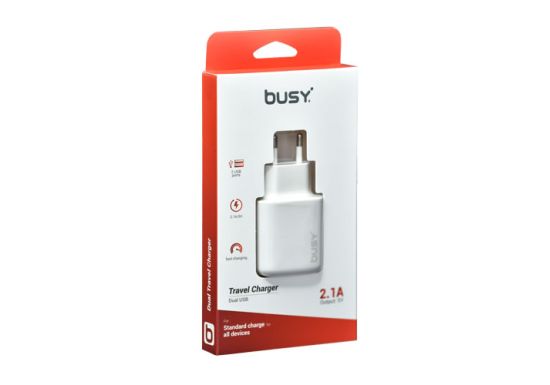 USB punjač 2.1A 2 USB porta Busy 050706 3800148507068