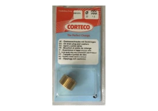 Čep kartera M22x1.5 Fiat 55189930 Corteco 220127S