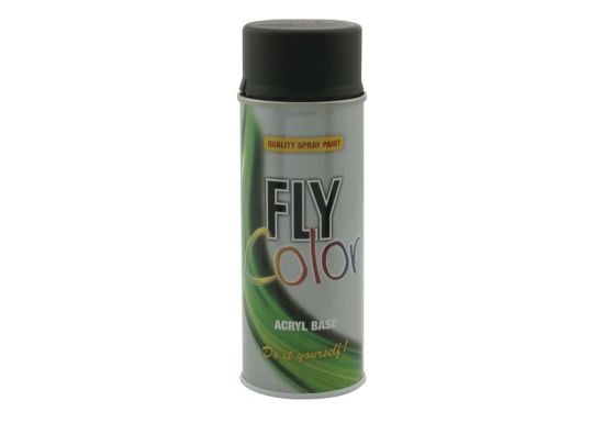 Sprej boja crna sjajna RAL9005 Fly Motip 400 ml. 400673 akrilna