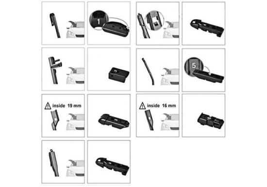 Metlica brisača 650 mm flat AE650 Bosch Aero Eco 3397015583