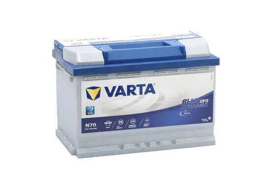 Varta 70Ah 12V 760A  Blue Dynamic EFB D+ N70 570500076
