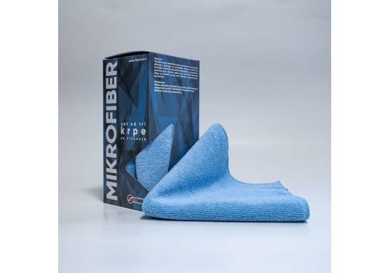 Titanium mikrofiber krpa plava - 3 kom. 8013-TIT