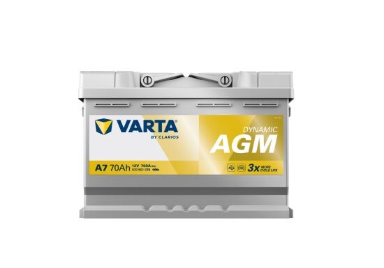 Varta 12V 70Ah 760A D+ akumulator Start-Stop AGM Silver Dynamic 570901076
