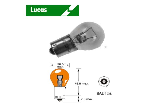 Sijalica 12V 21W LUCAS LLB581T žuta