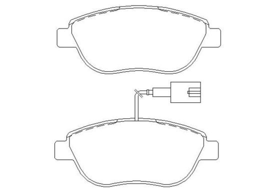 Pločice prednje PAGID T5163