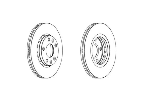 Disk kočioni prednji Jurid 562529JC