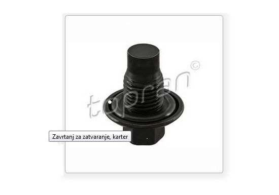 Čep kartera CORTECO 220112S- M14x1.5 - Jumper Boxer D