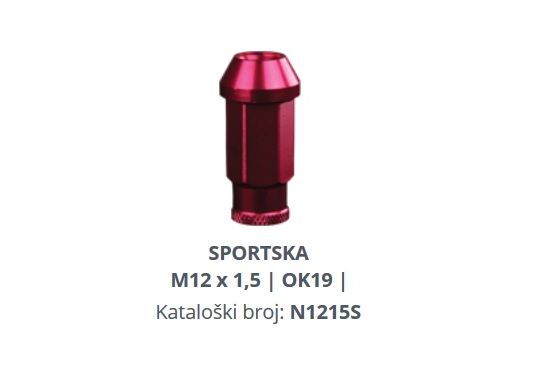 Matica točka M12x1.5 sportska 99V4